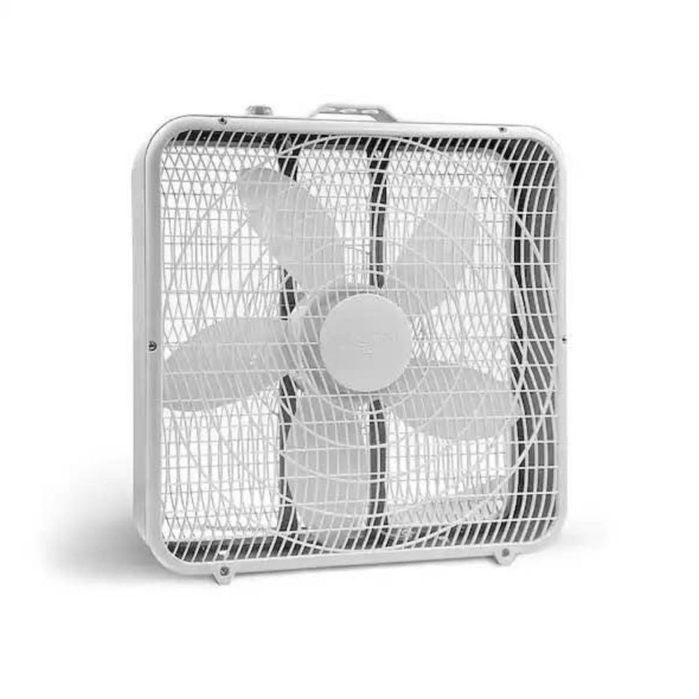 Comfort Zone White High Performance Box Fan